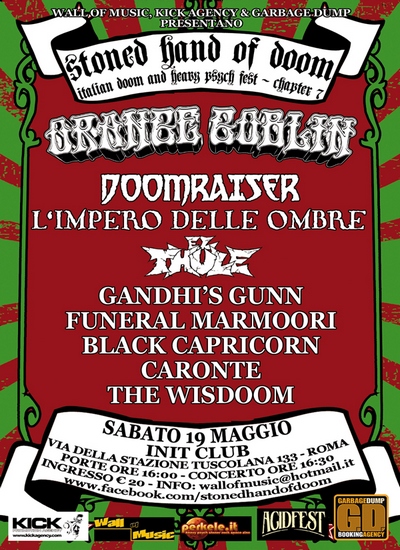 STONED HAND OF DOOM: rivelato il bill della settima edizione
