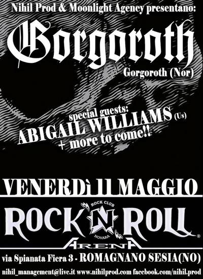 STORMCROW: support act per i GORGOROTH a Novara