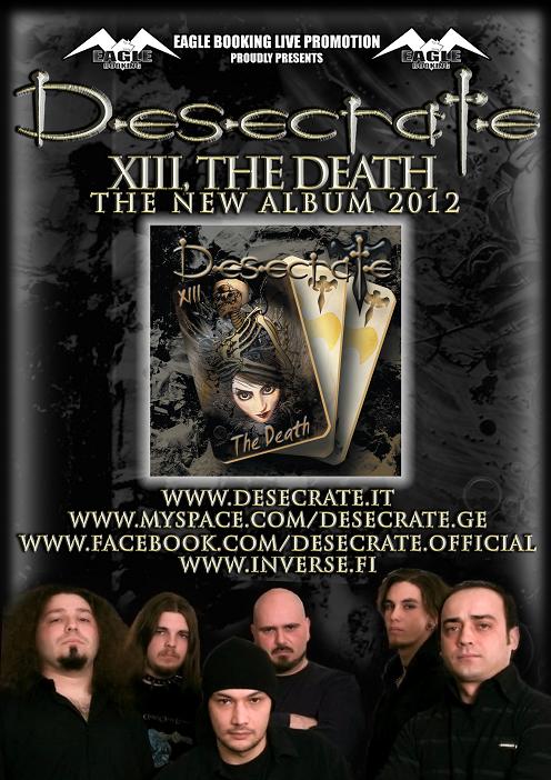 DESECRATE: nuovo brano in streaming e data live di beneficenza