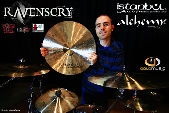 RAVENSCRY: Simon Carminati endorser Istanbul Agop e Alchemy