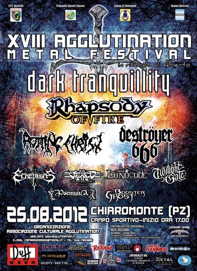 AGGLUTINATION FESTIVAL: rivelato il running order