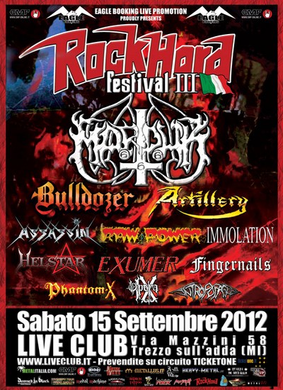 ROCK HARD FESTIVAL 2012: cambio di line up
