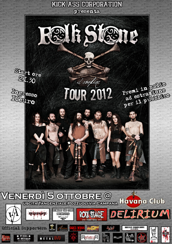 FOLKSTONE: cambio di location per lo show partenopeo