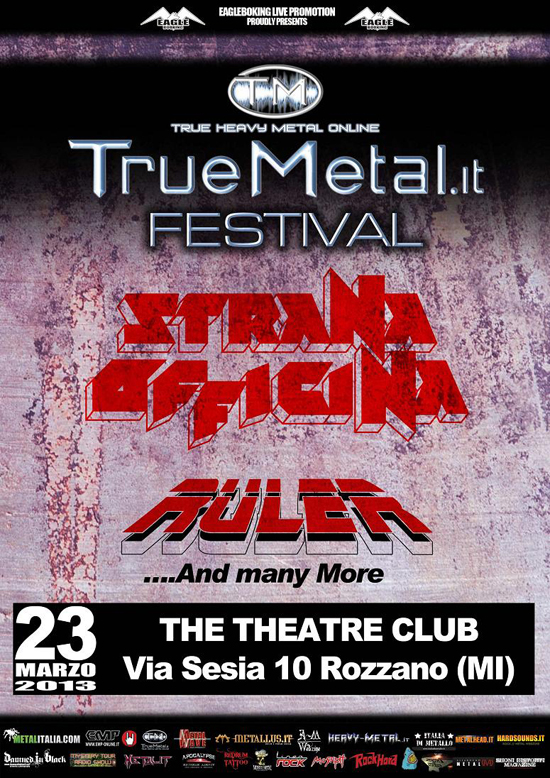 TRUEMETAL.it FEST: a Milano il 23 Marzo 2013