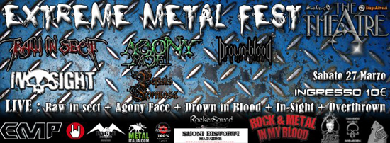 EXTREME METAL FEST: i dettagli della serata milanese