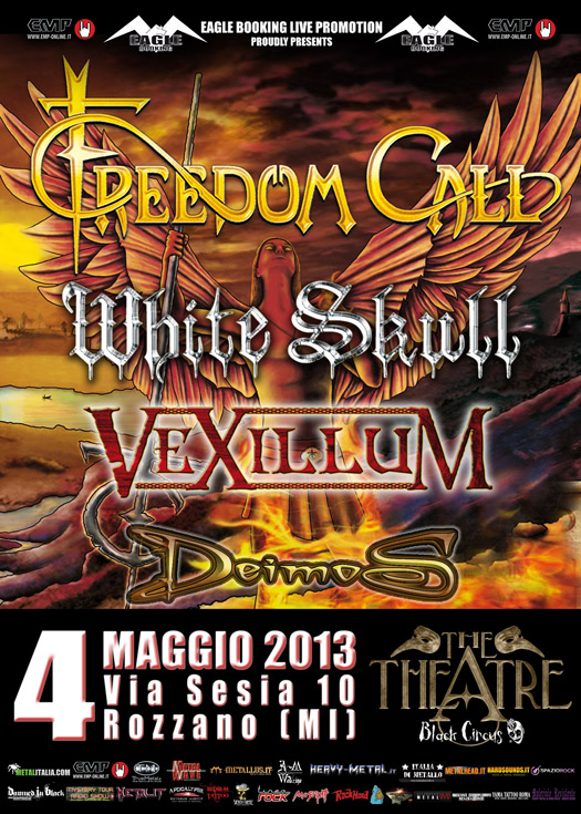 DEIMOS: opening-act per FREEDOM CALL e WHITE SKULL