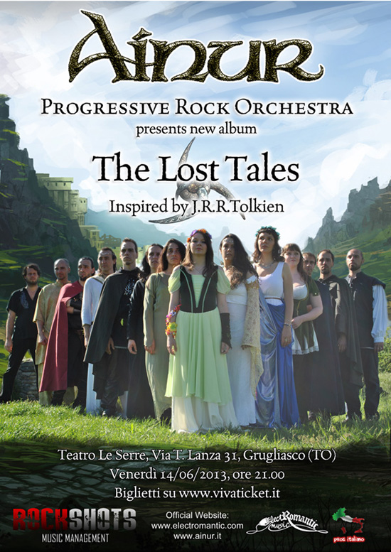 AINUR: presentazione del nuovo disco "The Lost Tales"
