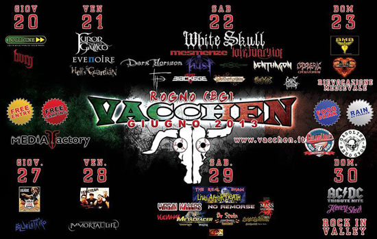 VACCHEN 2013: tutti i dettagli del fest