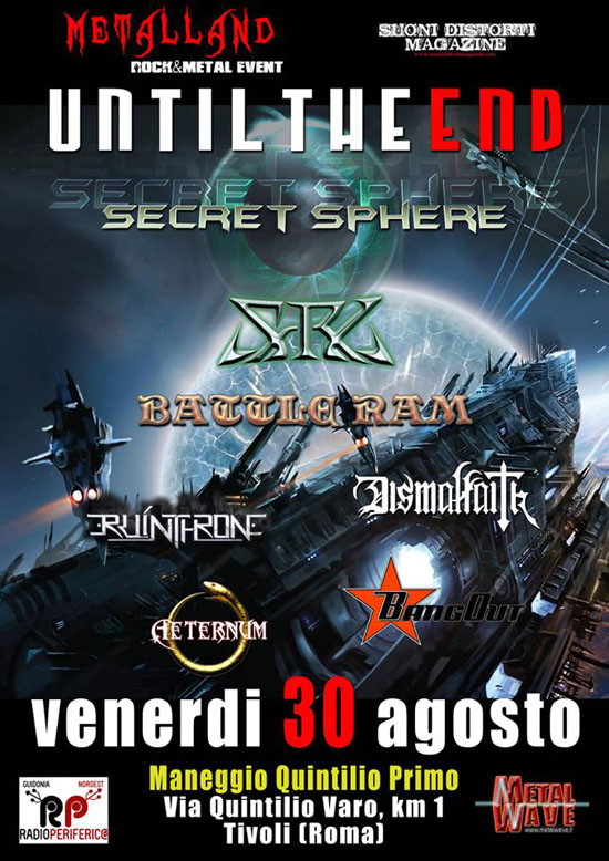 METALLAND: i dettagli della serata di chiusura "Until The End And Return"