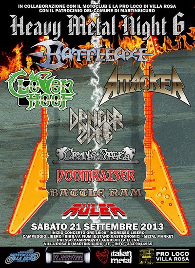 HEAVY METAL NIGHT VI: pubblicato il running order