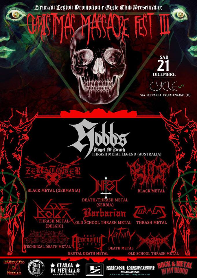 CHRISTMAS MASSACRE FEST III: i dettagli della terza edizione