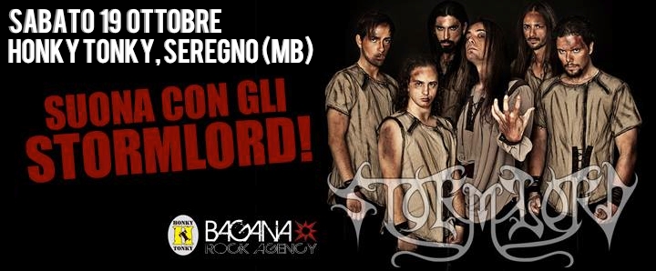 STORMLORD: suona con la band al release party di "Hesperia"