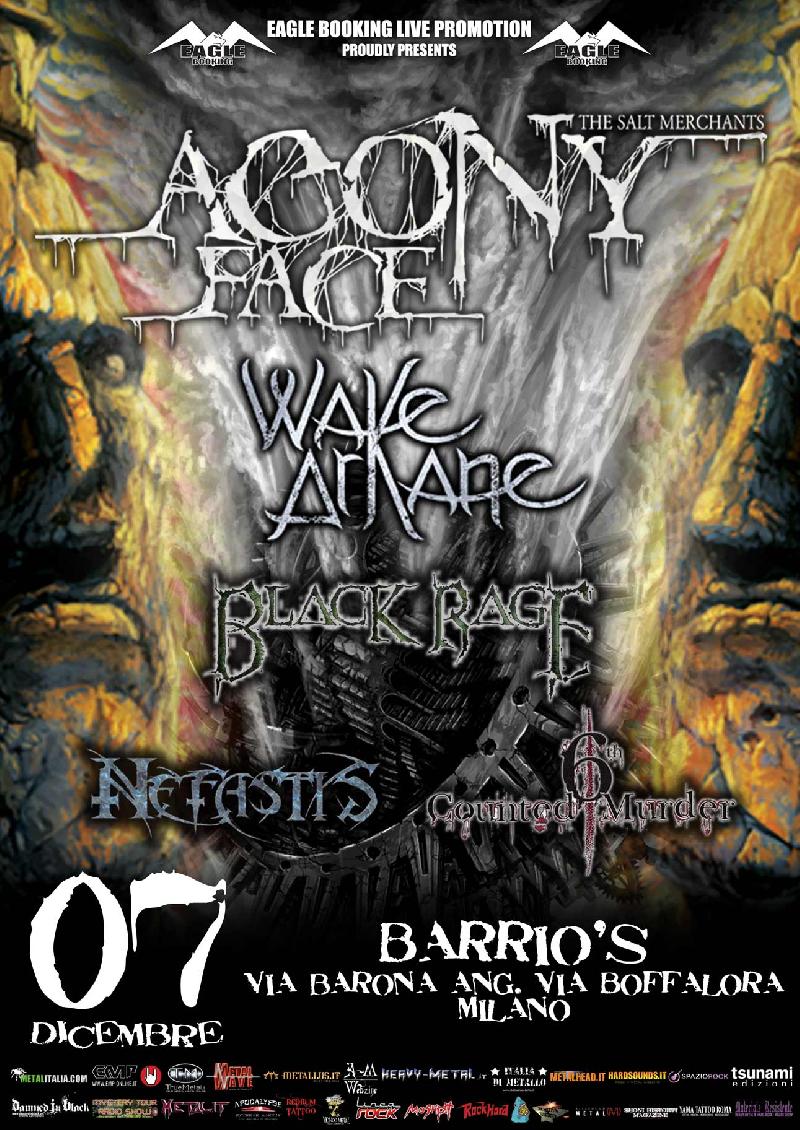 AGONY FACE e BLACK RAGE: doppio release party al Barrio's Cafe'
