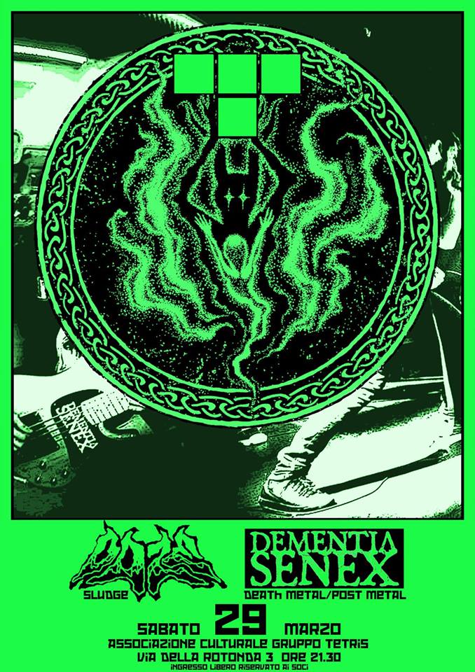OOZE: live a trieste insieme ai DEMENTIA SENEX