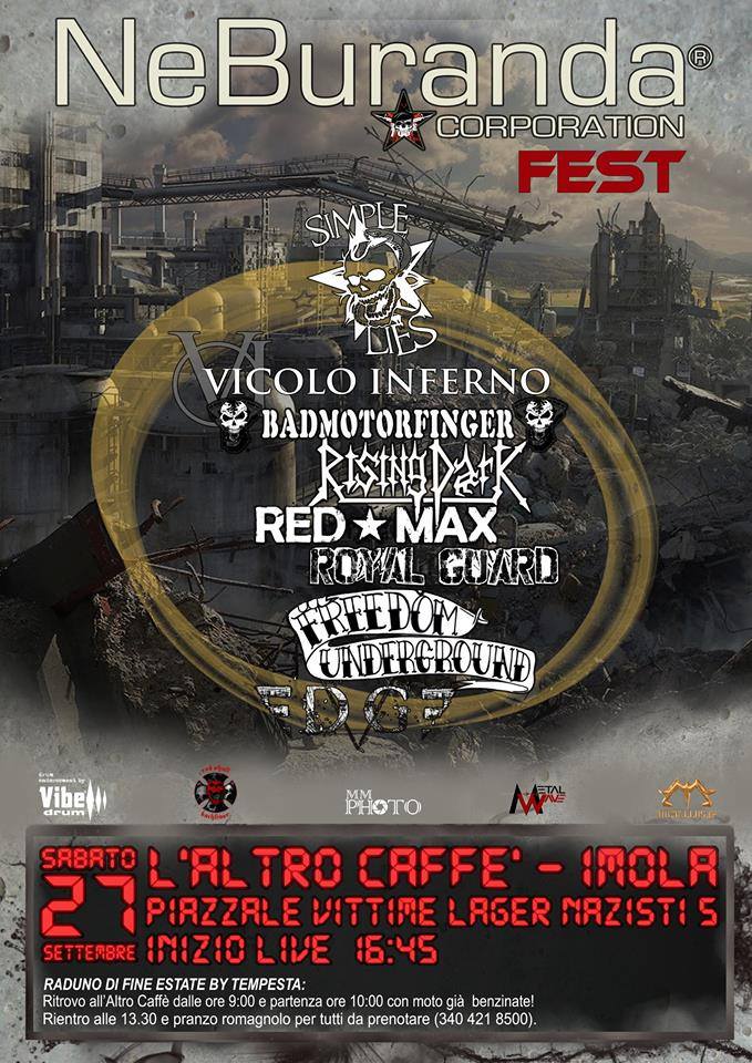 NEBURANDA FEST: il bill completo della prima edizione
