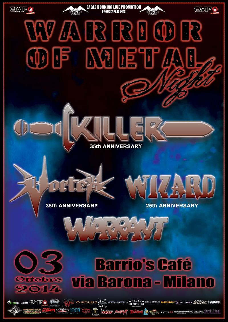 WARRIORS OF METAL NIGHT: data annullata