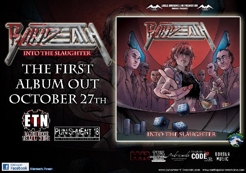 BLINDEATH: lyric video e release date di "Into The Slaughter"