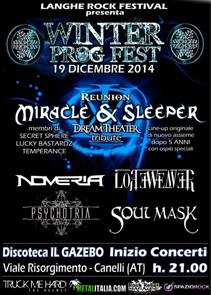 WINTER PROG FEST 2014: i dettagli del fest