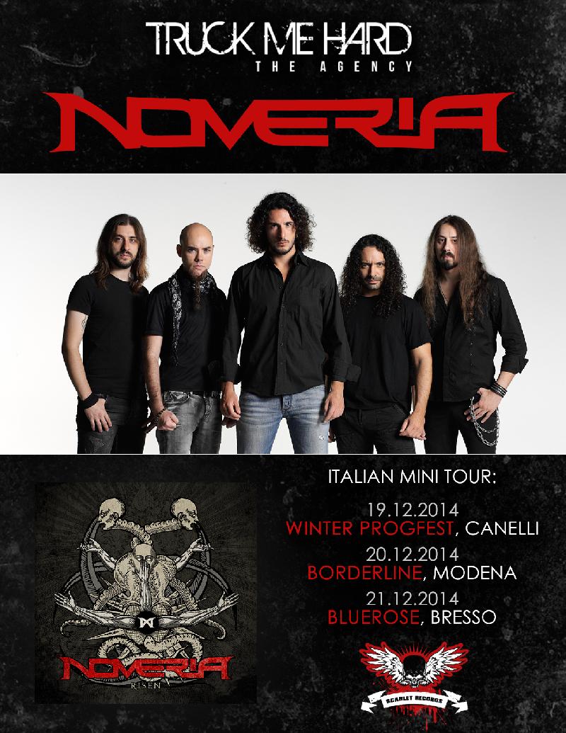 NOVERIA: minitour italiano per "Risen"